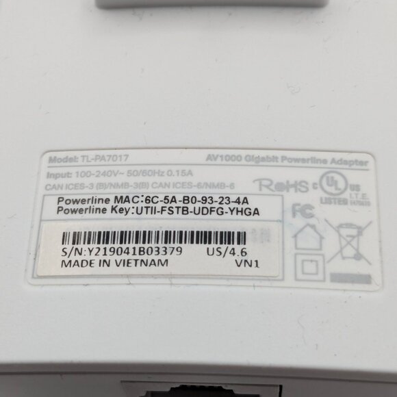 TP-Link AV1000 Powerline Ethernet Adapter Kit - Picture 7 of 8